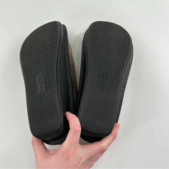 Alegria womens flats size 39 brown nubuck lace up orthopedic nursing - Picture 10 of 11